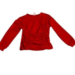 No Boundaries Sz S (3-5) Juniors Long sleeve top Red